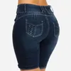 Jeans pour femmes Trendy Denim Shorts Résistant à l'usure Moulante Slim Mid Rise Soft Femmes pour l'école