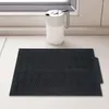 Tapetes de mesa drenando tapete flexível prato de silicone secagem resistente ao calor não deslizamento Plact de pia de pia de esgoto para a cozinha para cozinha em casa