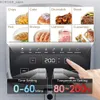 Air Fryers MIUI Air Fryer 5L Electric Hot Fryer Oven Oilless Cooker with Touch Control Nonstick Basket Visible Window Family Size Y240402