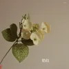 Dekorativa blommor 5st Artificial Bean Flower Branch Simulation Fake Home Wedding Decoration