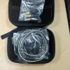 Аксессуары XINHS 8-жильный серебристо-черный кабель с серебряным покрытием Модульный кабель со сменным аудиоразъемом
