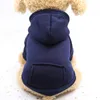 Dog Apparel Puppy Pet Hooded Sweatshirt Autumn Winter Two-legged Pocket Cat Clothes Outfit Hoodies