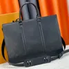 7a kwaliteitsontwerper aktetas mode luxe draagtas heren handtas eclipse canvas zakelijk kantoor schouderportemonnee bedrukt lederen crossbody portemonnee m45265