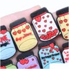 Shoe Parts & Accessories Wholesale 100Pcs Pvc Happy Valentines Day Glass Bottles Heart Love Favorite Garden Charms Decorations For But Dh9Fv