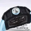 Montres Designer Montres Mécanique Montre Swiss Mouvement Pilot Pilot Quartz RM Swiss Watch Limited Tourbillon entièrement creux Manuel Poloss