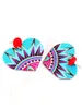 Orecchini pendenti FishSheep grande cuore acrilico a goccia per le donne coreane adorabili geometriche Boho ciondolo orecchini pendenti regali di gioielli di moda