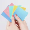 50 Sheets Transparent Waterproof postou It Sticky Note Pads Blocos para o escritório de artigos de papelaria da escola VERE MEMO NOTAS MEMO NOTAS