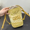 Women's Designer Fashion Beach Bags Cross Body Personality Straw Qxquisite Portable High Quality Women Bag