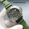 Relógio esportivo masculino Panerais Luminor Movimento automático Pam01055 Submersívelverdemilitare Aisi316l 5HF0