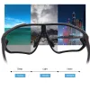 Zonnebrillen Thinkrider Cycling Glasses Fotocrome gepolariseerde bril Fiets Sport Polaroid Zonnebrillen Road MTB Wandelen met bijziens lens