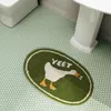 Carpets JBTP Cute Oval Cartoon Floor Mat Modern Bedside Living Room Bedroom Dressing Chair Bathroom Door