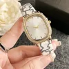 Mode Marke armbanduhr für frauen Platz Luxus Dame Mädchen stil Lederband band quarz Kristall uhren Kostenloser versand 2024