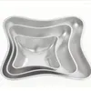 베이킹 곰팡이 3pcs/set diy 홈 케이크 퐁당 곰팡이 알루미늄 베개 부엌 도구 장식을위한 대형 베이크 용품 액세서리