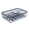 Lagerung Flaschen Küche Ei Box Stabile Rutschfeste Große Kapazität 24 Grids Tablett Langlebig Dropship