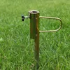 Window Stickers Umbrella Stand 16.5 Inch Long Solid Metal Rod Holder Beach Garden Parasol Sand Flag Pole Grass Anchor Ground