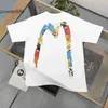 2024 sommer Neue Modische Marke Fushen Big m Muster Gedruckt Casual Paar Rundhals Kurzarm T-shirt