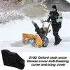 Chair Covers Snow Blower Cover Oxford Cloth Thrower Universal Fit Accessories All Weather Most Electric Snowblowers