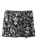 Skirts 2024 Vintage Summer Women Printed Bow Fashion Causal Back Zipper Mini Chic Folds