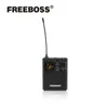 Microphones FREEBOSS Bodypack Transmitter For FB-U38 FB-U200 IR Headset Lavalier Microphone Wireless Adjustable UHF Cordless Mic BP-YQ-U38