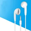 Computer universal headphones crystal line MP3 headphones earplug flat headphones bass earplugs 3.5mm headphones in stock