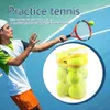 12st tjock gummi tennisträning boll husdjur som spelar bollar hög studs övning tennisbollar för nybörjare träning boll 240322