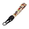 Porte-clés Longes Différents types de dessins animés Cool Key Tag Broderie Fobs pour motos voitures sac à dos porte-clés anneau de mode GI OT3KL