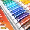 12/24 kleuren 15 ml acrylverfset kleurverf voor stoffen kleding nagelglas tekening schilderen voor kinderen waterdichte kunstbenodigdheden 240318