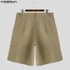 Men's Shorts Mens Shorts 2023 Korean Style New Mens Wear Co. Ltd. Pocket Design Product Shorts Casual Street Clothing Solid Full Matching Simple Shorts S-5XLC240402