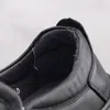 Sıradan Ayakkabı İngiliz Tarzı Erkekler Orijinal Deri Dikiş Yuvarlak Baş Yumuşak Alt Dikiş Giyim Artı 11 12