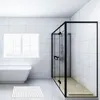 Badmattor gummi stödjande pvc badrum icke-halkgolvmatta duschvattentät hem