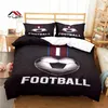 Комплекты постельного белья с футбольным спортивным узором, пододеяльник для взрослых и детей, одеяло, 10 размеров