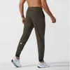 2024 lululemenI Man Pantalon court Yoga Outfit Jogger Sport Séchage rapide Cordon de serrage Poches de sport Pantalons de survêtement Pantalons Hommes Casual Taille élastique Fiess All-match kgi668