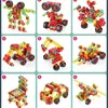 Blokkeert kinderen boorschroef moer puzzels speelgoed doen alsof speelgereedschap boorboormemblage -montage kinderen boren 3D puzzelspeelgoed voor jongen 240401