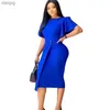 Urban Sexy Sukienki PlusCile Bodycon sukienka Mintsnow Kobiety Krótkie krótkie płyny Slim Ol Sukienki Eleganckie sukienki Krzywa Rozmiar Business Sukienka Y240402