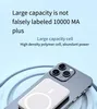 Mini Magsafe är supertunn och bärbar för Apples nya iPhone 15 Promax Charger 14 har ett externt batteri på 20 000 mAh