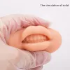 Mikroblading wielokrotnego użytku 5D Silikon ćwicz usta skóra europejska solidna warg