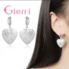 Dangle Earrings Design Women's Brincos Wholesale Trendy Heart Earing 925 Sterling Silver Pendant Jewelry Accessory Big Sale