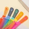 Hair Brushes Portable Comb For Womens Household Use Anti Static Long Shun Mas Clinker Colored Plastic Drop Delivery Products Care Styl Dh0Ju