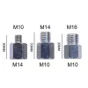 M10 à M14 ou M14 à 5/8-11 ou 5/8-11 à M14 Adaptateur Dihnite Diamond Diamond Core Bits Drill Grinder Cutter pour l'angle Grinder