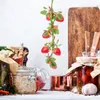 파티 장식 과일 시뮬레이션 딸기 홈 장식 생명선 화환 포도 나무 인공