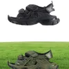 2021 Classics Designer Track Sandalen mode casual schoenen slippers glijden groen blauwe schoenschoen heren man vrouwen dikke bodem strand 1559143