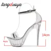 Sandals stripper heels platform sandals female shoe Platform high heels Sexy sandals women shoes women summer Stripper Pole Dance strips