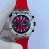 Mechanische luxe heren Watch -serie multifunctionele geïmporteerde beweging waterdichte riem Zwitsers merk
