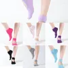 Damen-Socken, rückenfrei, volle Zehe, 2 Stück, Freizeit, Sport, rutschfest, niedrige Röhre, solide Yoga-Mode, Korea-Stil, Bodhi La Dance, Anfänger