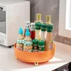 Pudełka do przechowywania 360 Rotacyjny stojak Łatwy w zainstalowaniu makijażu wielofunkcyjnego ABS Cosmetics Organizer Organizer