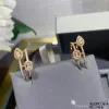 Boucles d'oreilles Nouveau 2022 Vente À La Mode Européenne Top Marque Chaude Classique Europe Bijoux De Luxe Boucles D'oreilles Pour Les Femmes Géométrique Plein Zircons Goutte Cristal