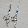 High-end Barber Scissors frisör leveranser Barber Tools Gem Diamond Set Screw Free Frakt