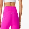 Lu Lu New Yoga Lemons Fast and Free Women's Sports High WAISTショーツハニーピーチヒップフィットネスヌードハイウエスト