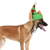 Abbigliamento per cani santa cappello da pet collar decorazione per il costume da gatto di flanella natalizio