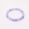 Bracelets de charme extensible pierre mode naturel pour les femmes Rose Quartzs yeux de tigre Agates perlé Yoga GB022